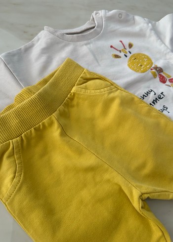 Bebek Erkek Renkli Baskılı 2'li Takım - Görsel 2