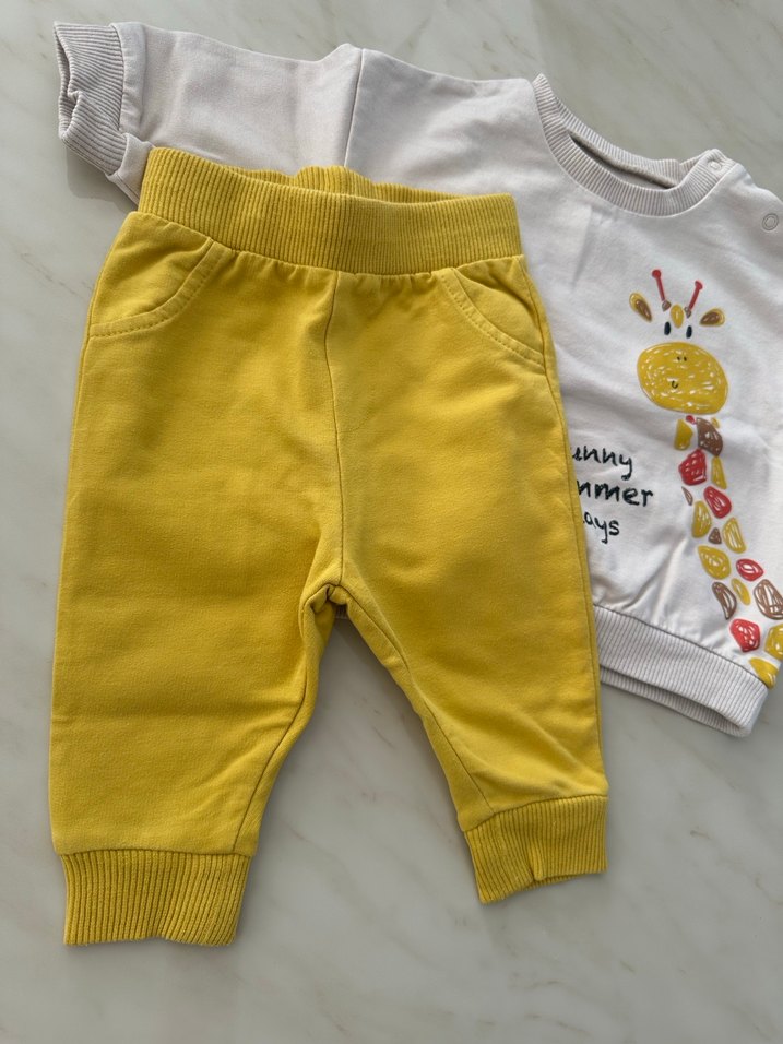 Bebek Erkek Renkli Baskılı 2'li Takım - Görsel 4