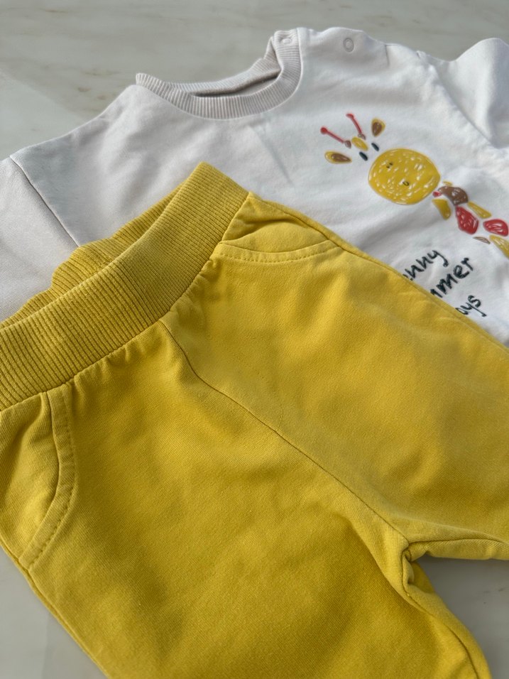 Bebek Erkek Renkli Baskılı 2'li Takım - Görsel 2