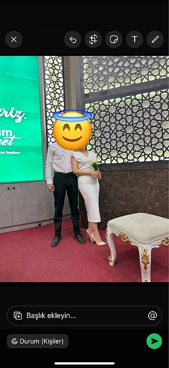 s Beden beyaz Renk Nikah elbisesi