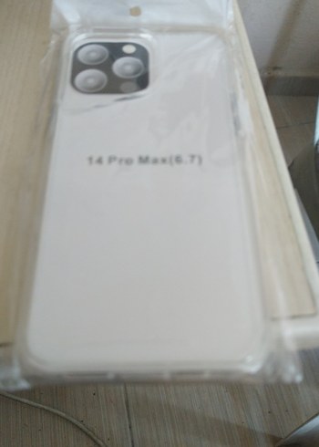 Şeffaf Beyaz iPhone 14 Pro Max Kılıf - Görsel 2