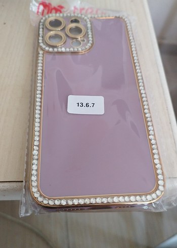 Mor Pullu Bohem Telefon Kılıfı 13 pro - Görsel 2