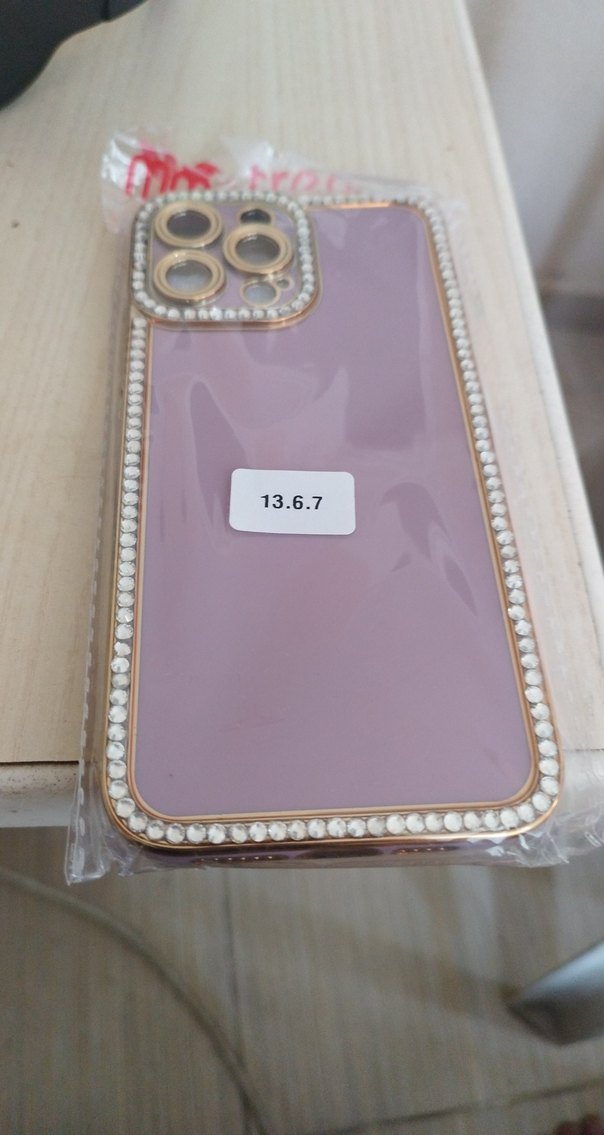 Mor Pullu Bohem Telefon Kılıfı 13 pro - Görsel 2