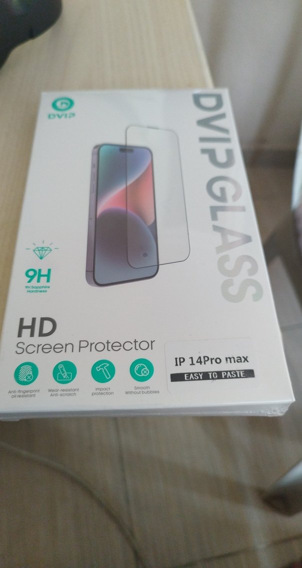 DVIP 9H Sertlikte iPhone 14 Pro Max Ekran Koruyucu - Görsel 2