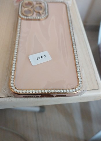 Bej Pullu Bohem Telefon Kılıfı 13 pro - Görsel 2