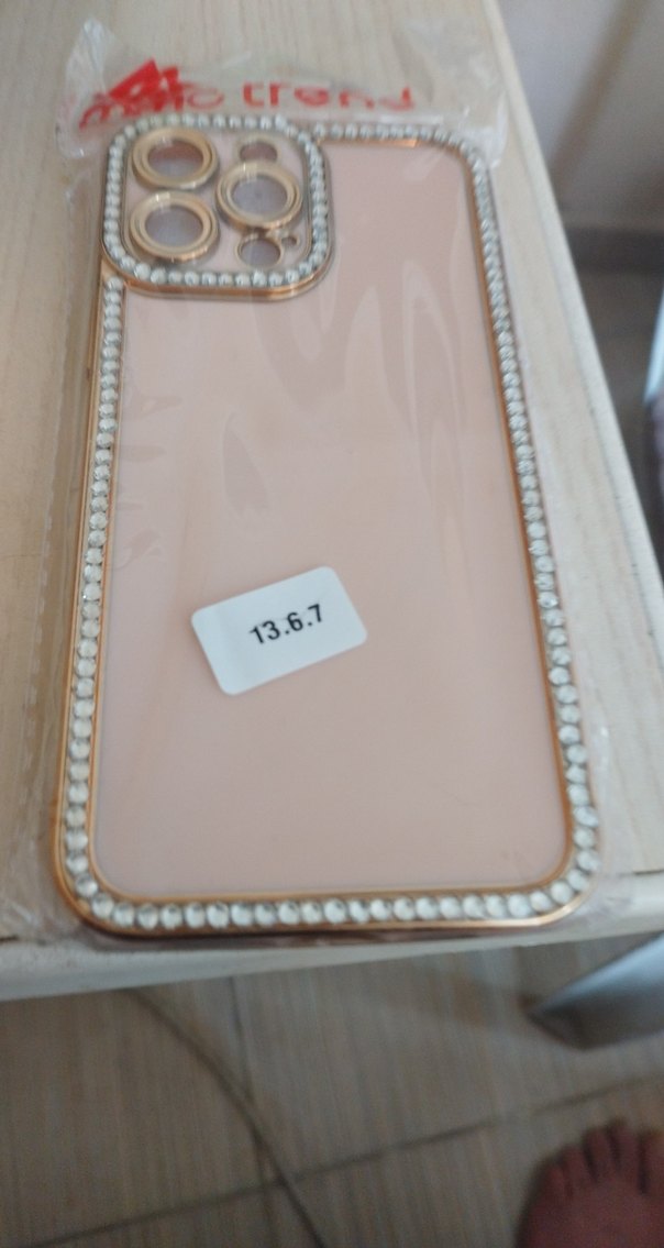 Bej Pullu Bohem Telefon Kılıfı 13 pro - Görsel 3