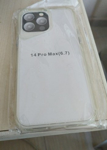 Şeffaf Beyaz iPhone 14 Pro Max Kılıf - Görsel 2