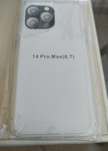 Şeffaf Beyaz iPhone 14 Pro Max Kılıfı - Görsel 2