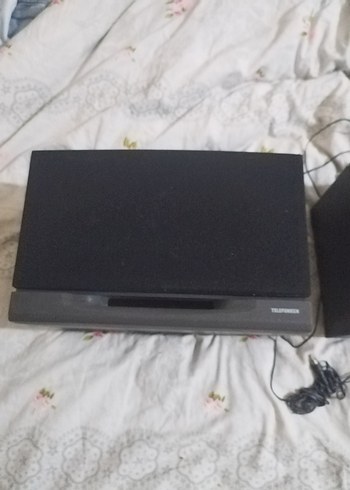 Siyah Telefunken Müzik Sistemi Hoparlörü - Görsel 2