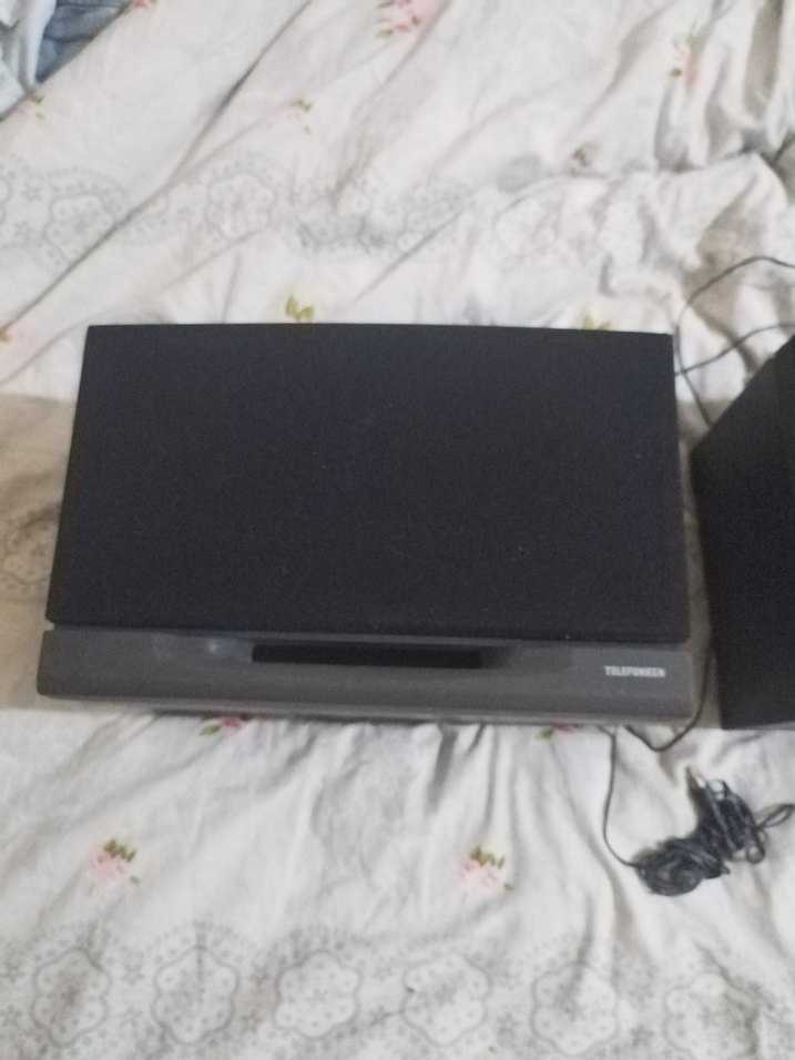 Siyah Telefunken Müzik Sistemi Hoparlörü - Görsel 2