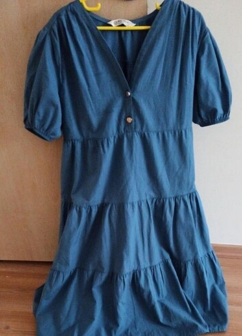 Mavi günlük elbise
