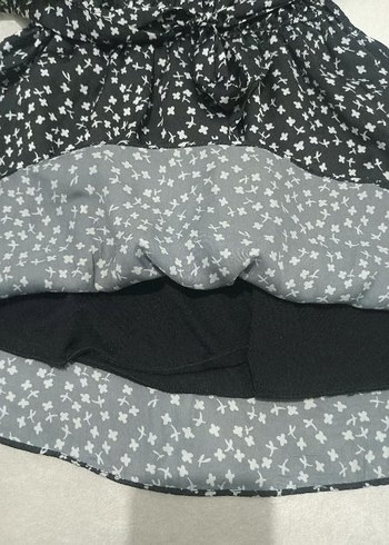 Siyah saten kumaş buluz - Görsel 7