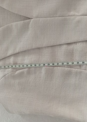 Bej Keten V yaka - Görsel 6