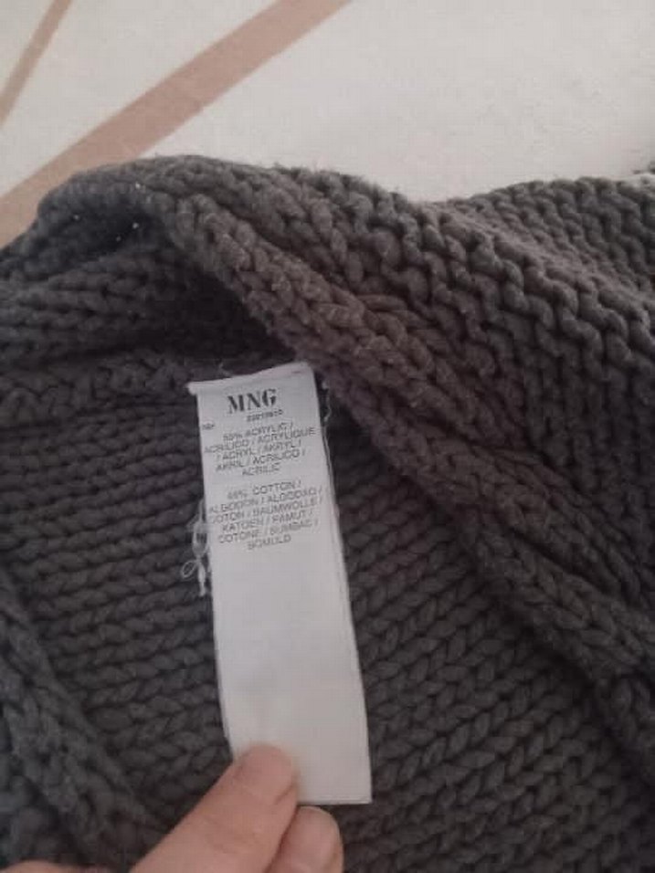Mango marka kalın örgü süveter - Görsel 3