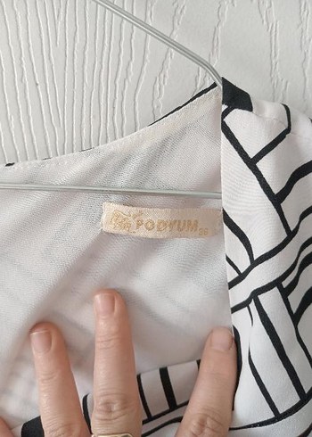 Kalın askılı mini elbise - Görsel 4