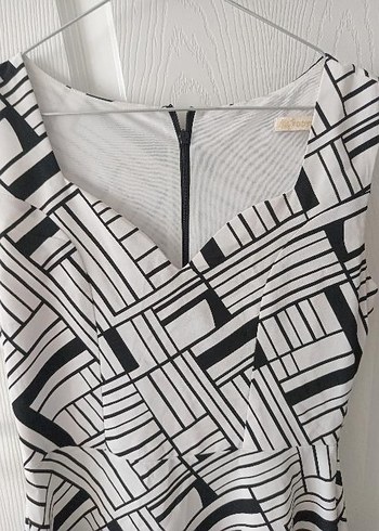 Kalın askılı mini elbise - Görsel 2