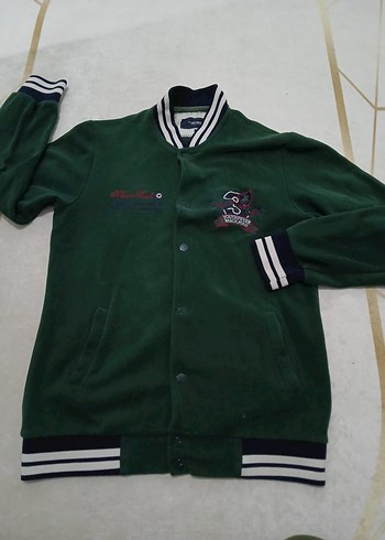 Erkek Çocuk Yeşil Baskılı kolej Ceket - Görsel 2