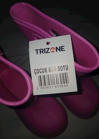 Kız Çocuk Pembe Barbie Baskılı kar Botu - Görsel 4