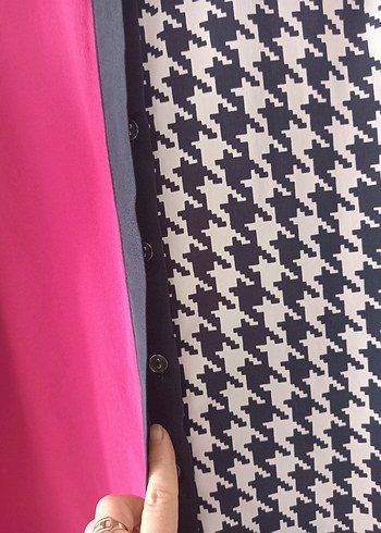 42 beden Uzun Kollu Renkli Kadın Tunik - Görsel 4