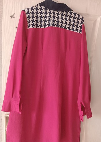 42 beden Uzun Kollu Renkli Kadın Tunik - Görsel 8