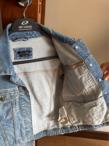 s Beden mavi Renk kadın massimo dutti orijinal kot ceket