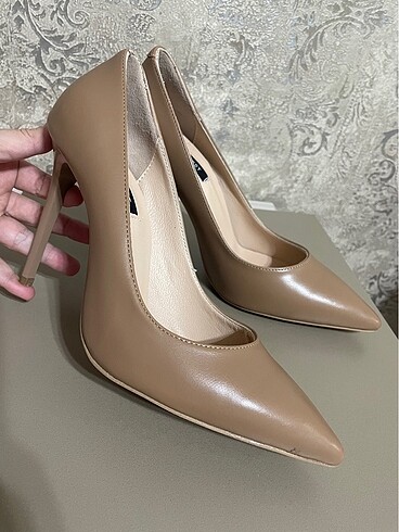 40 Beden kahverengi Renk Nine west stiletto