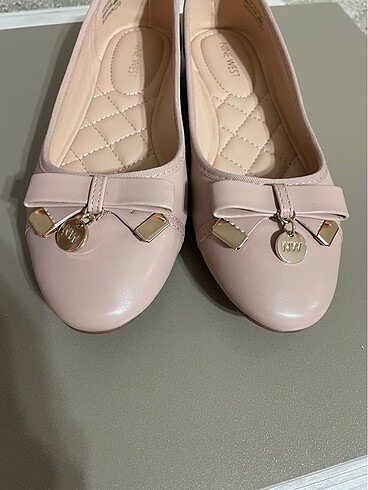 38 Beden ten rengi Renk Nine west kadın babet