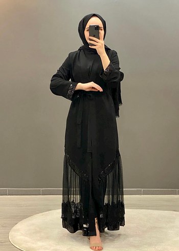 Diğer Abaya / tüllü abaya
