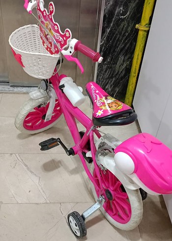 Beden Pembe renkli çocuk bisikleti