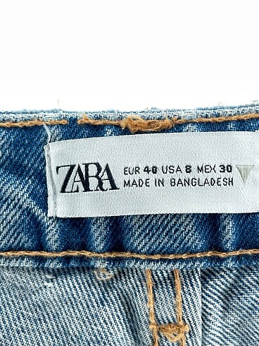 40 Beden mavi Renk Zara Jean / Kot %70 İndirimli.