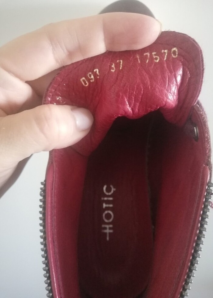 Hotiç Deri Boğazlı Sneaker - 37 numara - Görsel 2