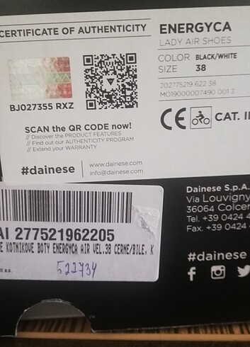 Dainese Energyca Kadın Motosiklet Botu - 38 - Görsel 9