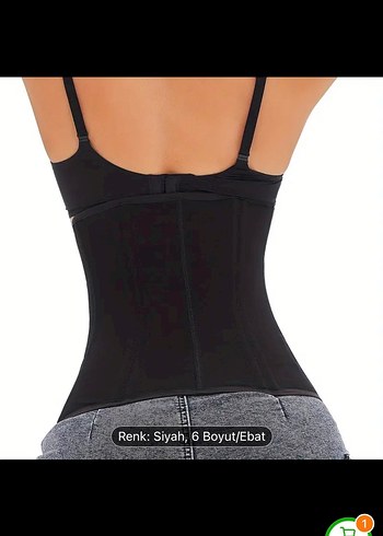 Siyah Parlak  Korse - Görsel 2