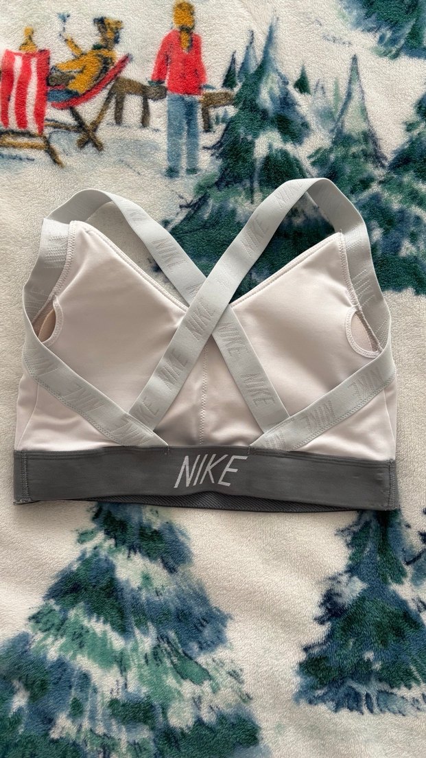 Nike Gri-Beyaz Spor Sütyeni - Görsel 2