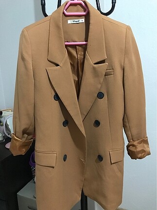 Camel Rengi Blazer Ceket