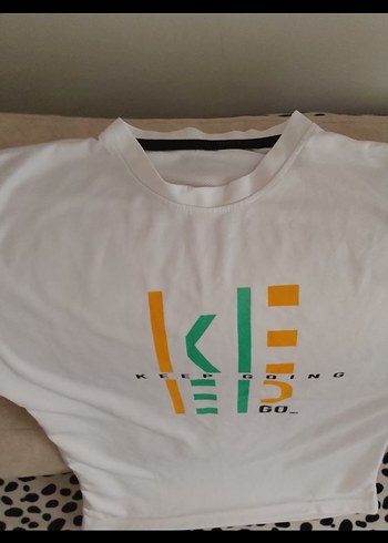 Beyaz Baskılı Erkek Tişört - Görsel 2