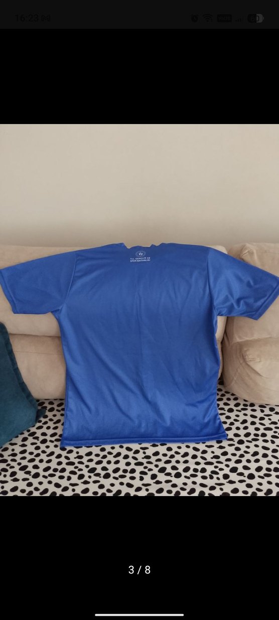 Mavi Spor Okulları Baskılı 2 adet Kısa Kollu Tişört - Görsel 3