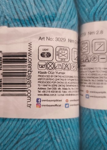 mavi El İşi Pamuk İpliği - 3'lü Paket - Görsel 2