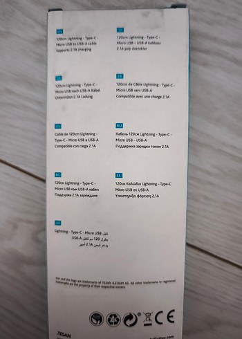 Ttec Trio USB-A Çoklu Şarj Kablosu - Görsel 2