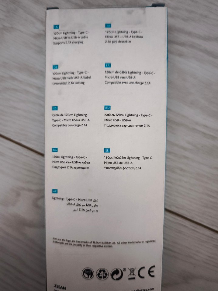 Ttec Trio USB-A Çoklu Şarj Kablosu - Görsel 2