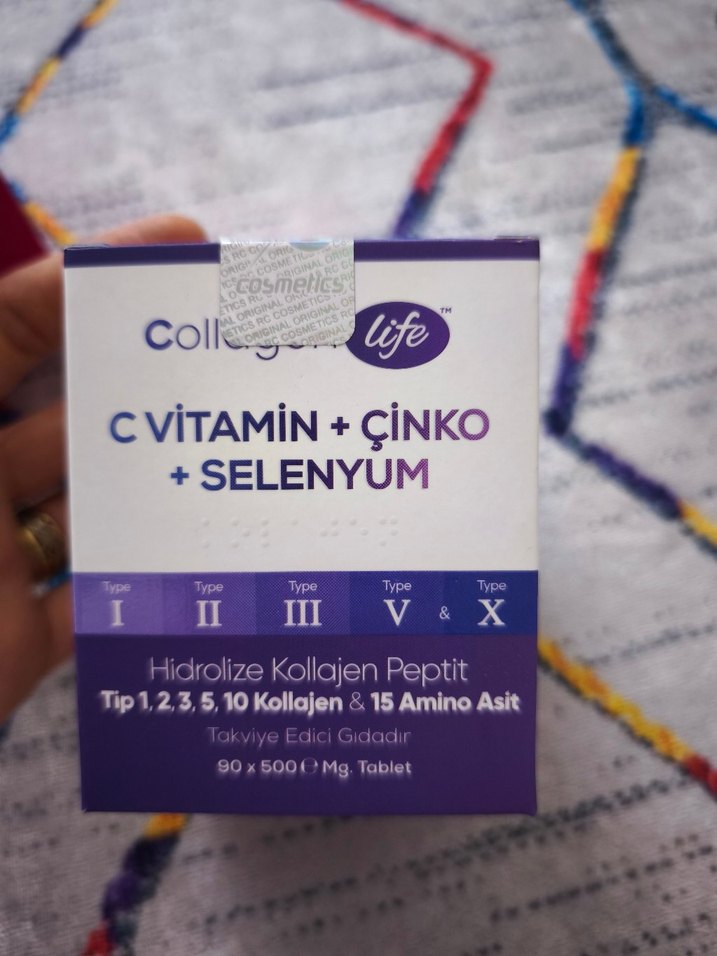 Hidrolize Kollajen, C Vitamini, Çinko ve Selenyum Takviye Edici - Görsel 2