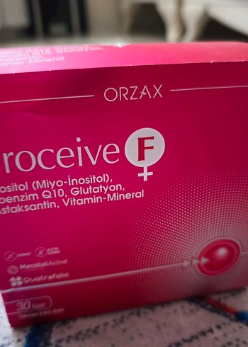 Orzax proceive F Kadınlar için Takviye