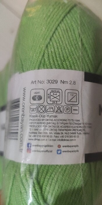 Beden Ören bayan Madame cotton örgü ipi