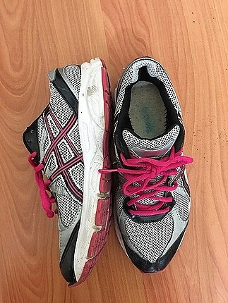 Asics Asics Gri Pembe Spor Ayakkabı