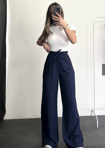 Diğer Olive Salaş Pantolon - Lacivert