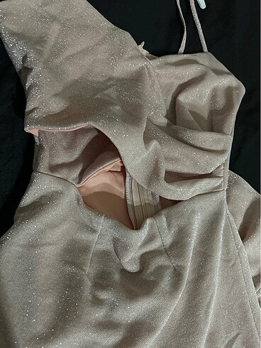 xs Beden camel Renk mini elbise