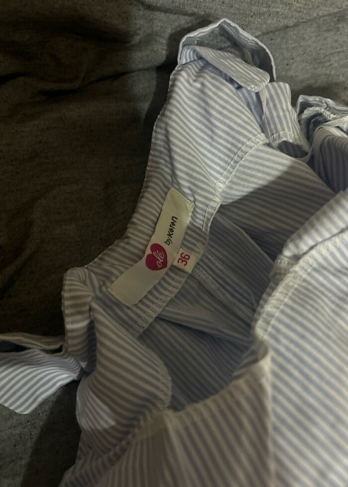 çizgili gömlek - Görsel 4