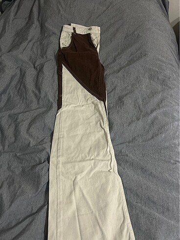 kahverengi krem pantolon