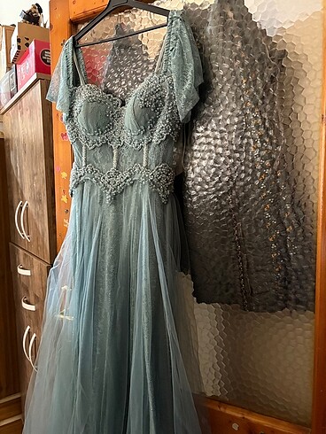 yeşil elbise - Görsel 2