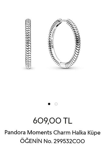 Charm halka küpe 